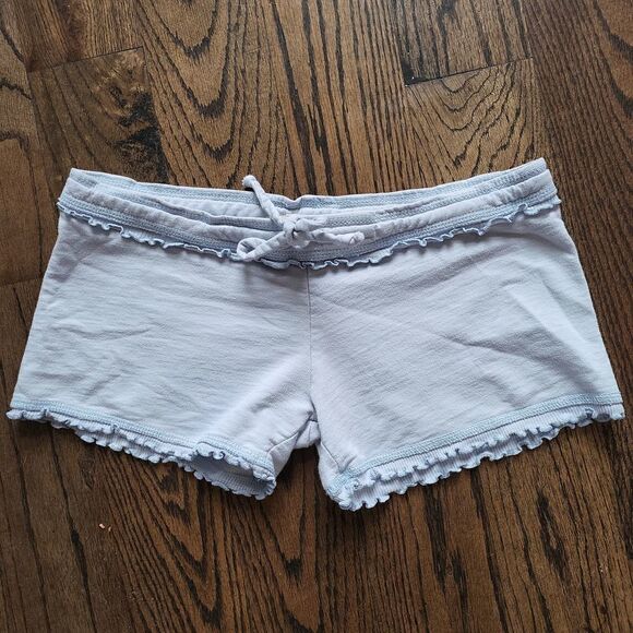 Light blue "be organic" shorts Size P/S - Picture 1 of 3